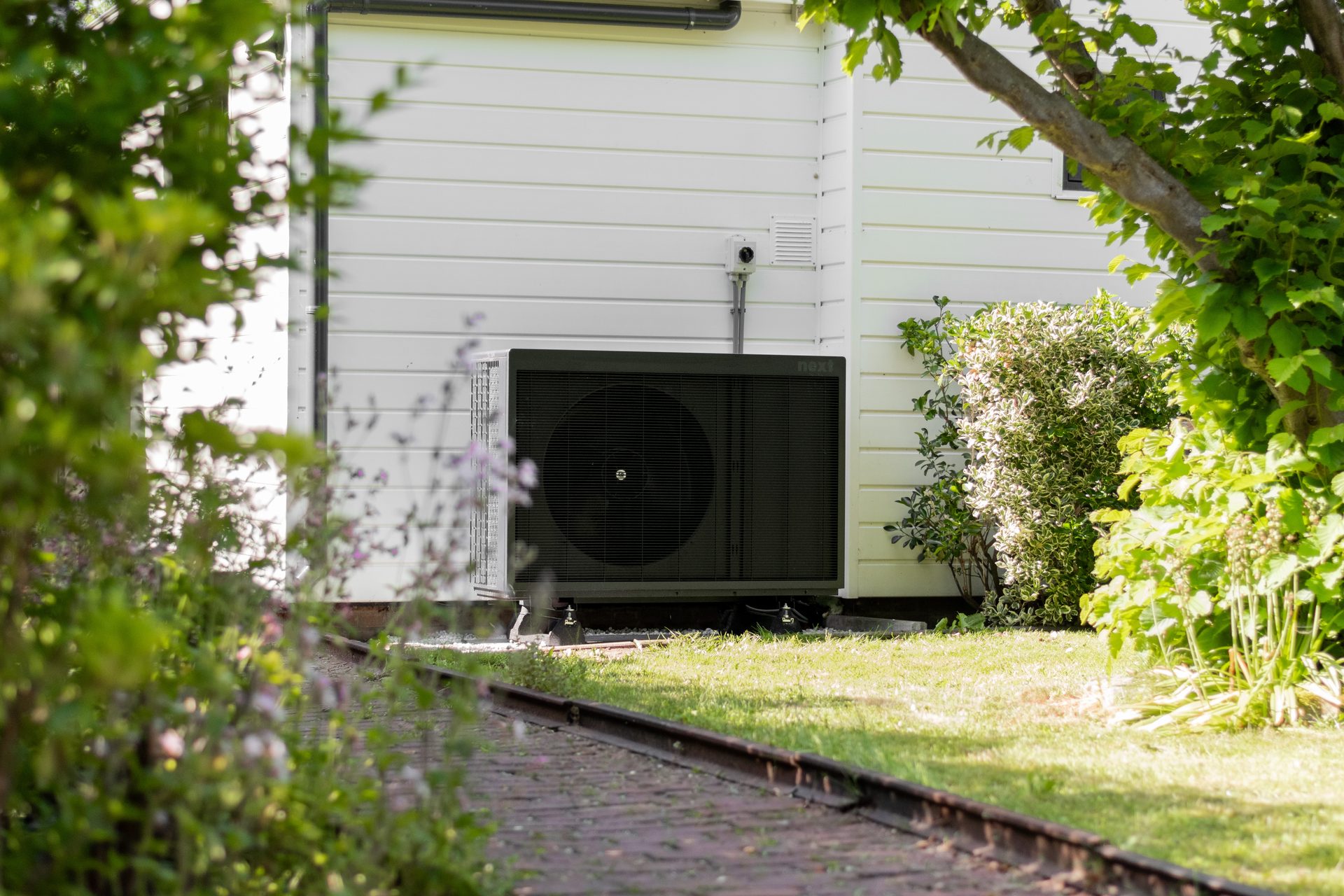 Next warmtepomp geïnstalleerd bij een woning
